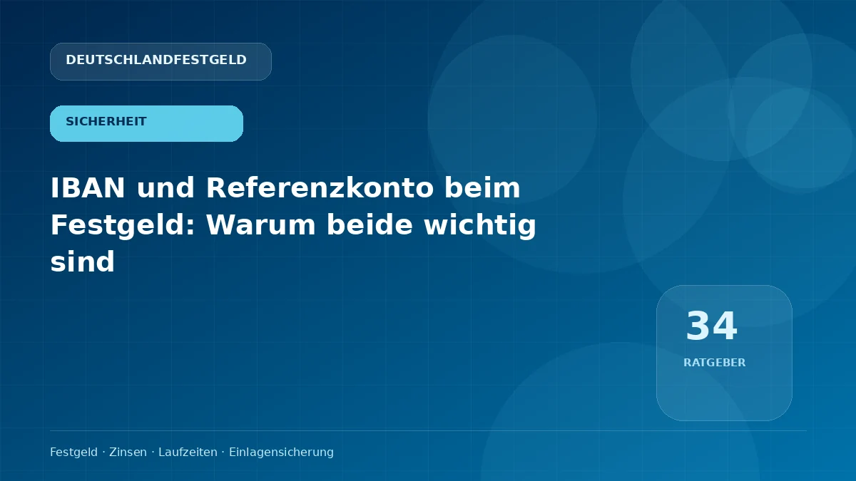 IBAN und Referenzkonto beim Festgeld: Warum beide wichtig sind