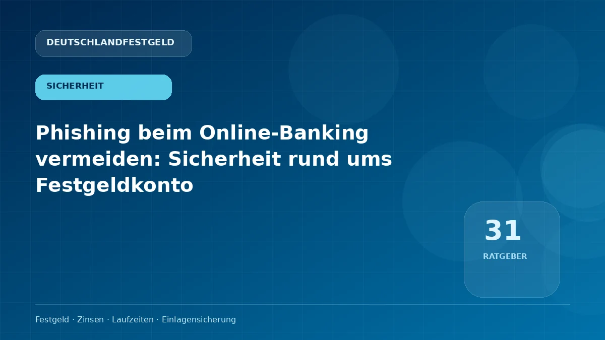 Phishing beim Online-Banking vermeiden: Sicherheit rund ums Festgeldkonto
